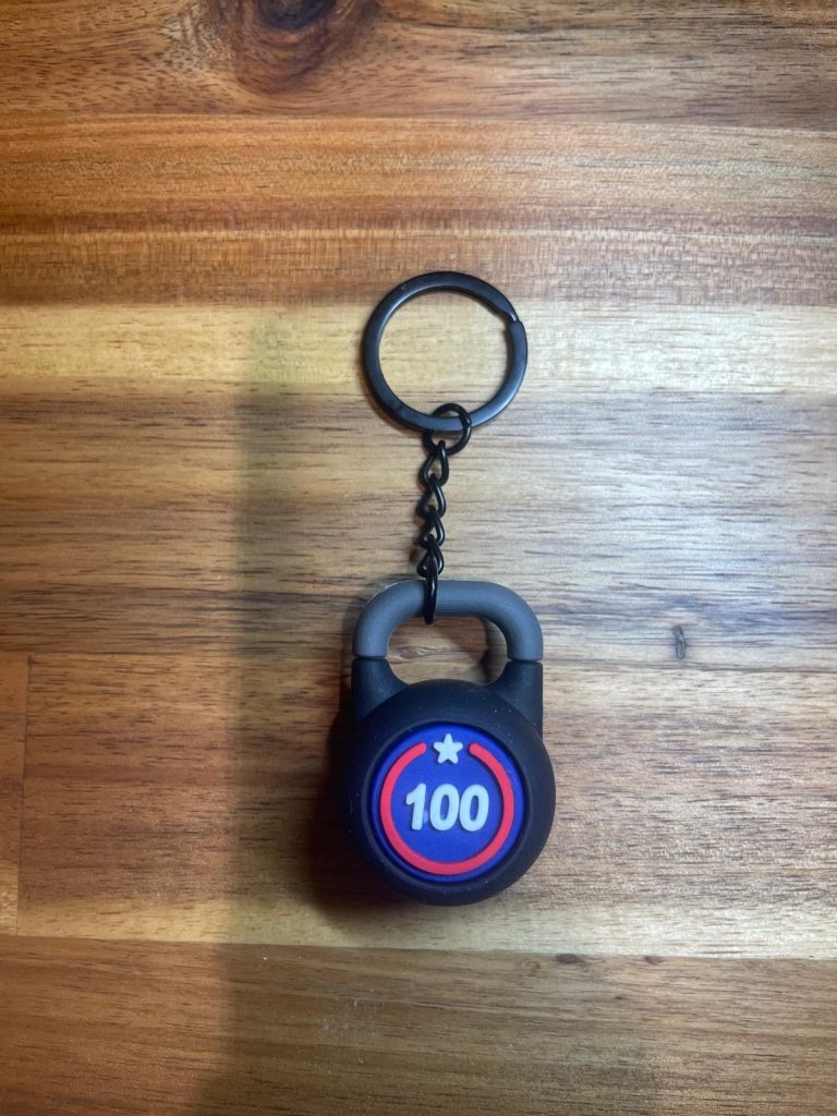 Porte-clés Kettlebell Noir